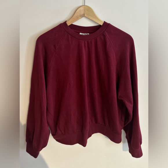 NWOT Frank and Oak burgundy sweatshirt - Picture 12 of 13